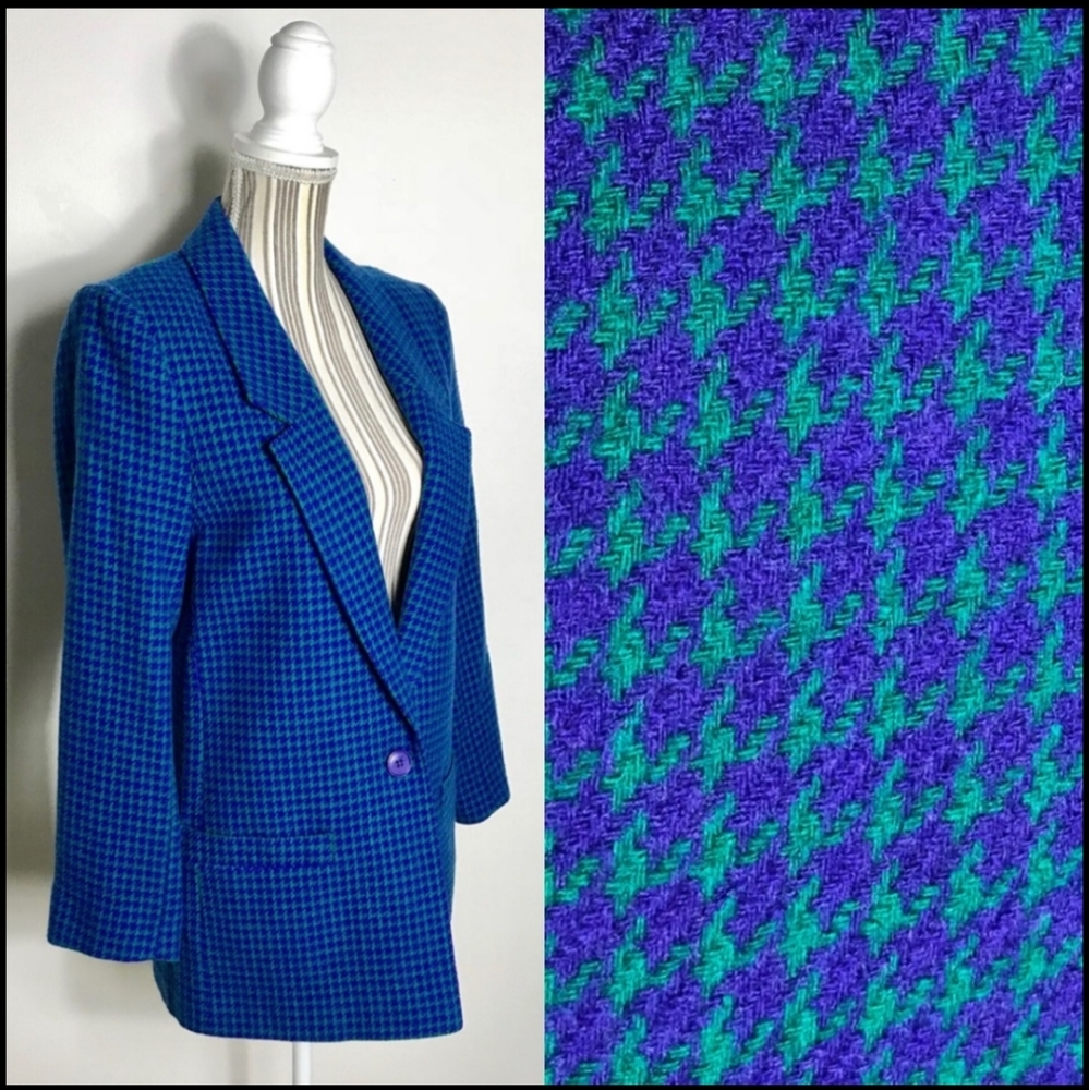 Pendleton Houndstooth Blazer - image 4